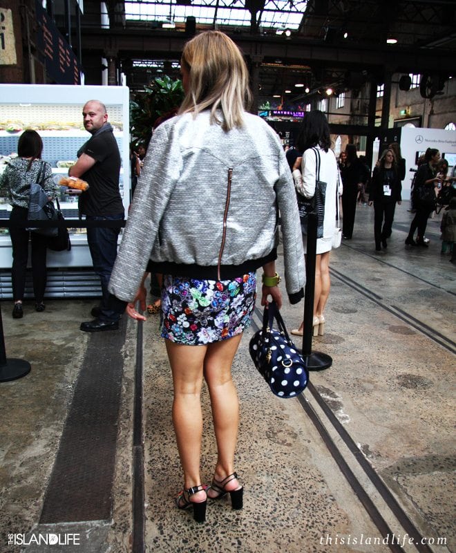 The jacket cape | Mercedes-Benz Fashion Week Australia 2013