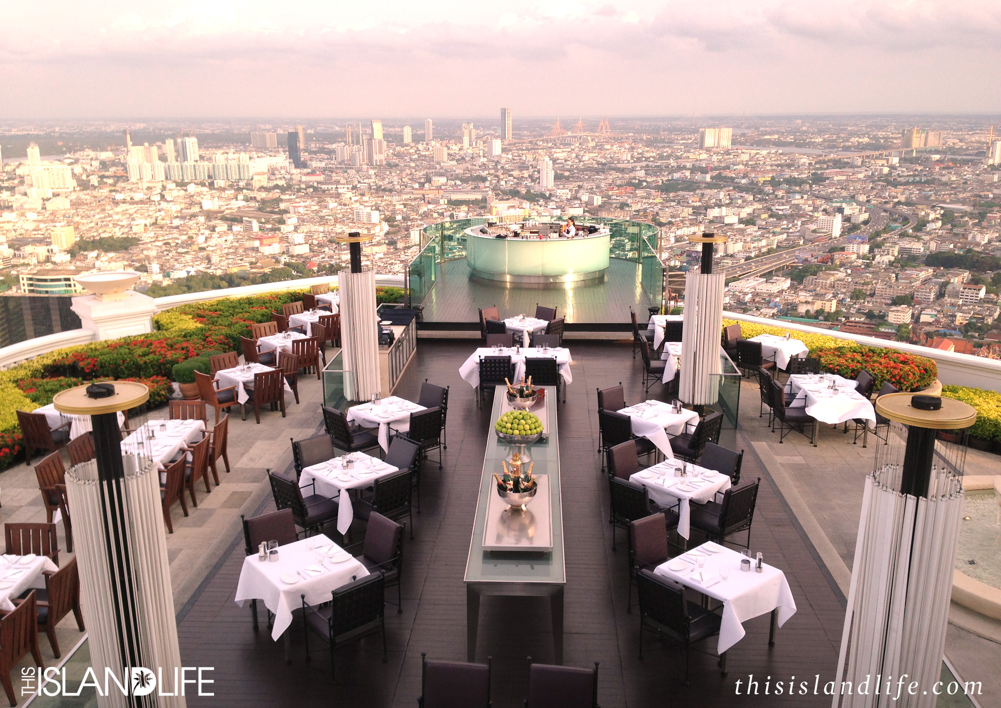 This Island Life | Sky Bar at Sirocco, State Tower - Bangkok, Thailand