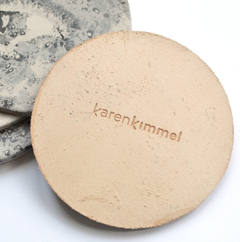 THIS ISLAND LIFE | Karen Kimmel Leather Moon Coasters