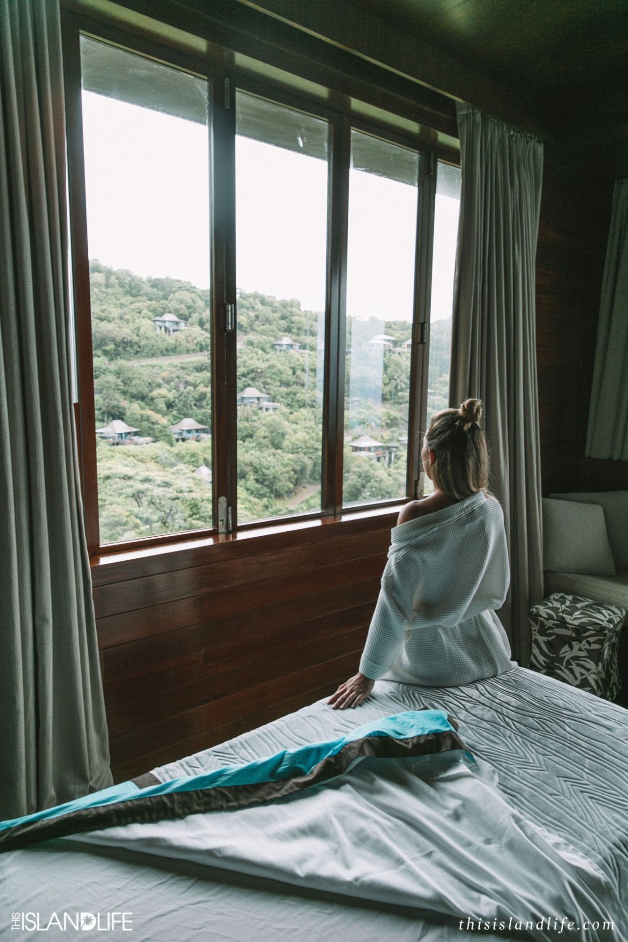 Massage room at the Four Seasons Resort Seychelles spa