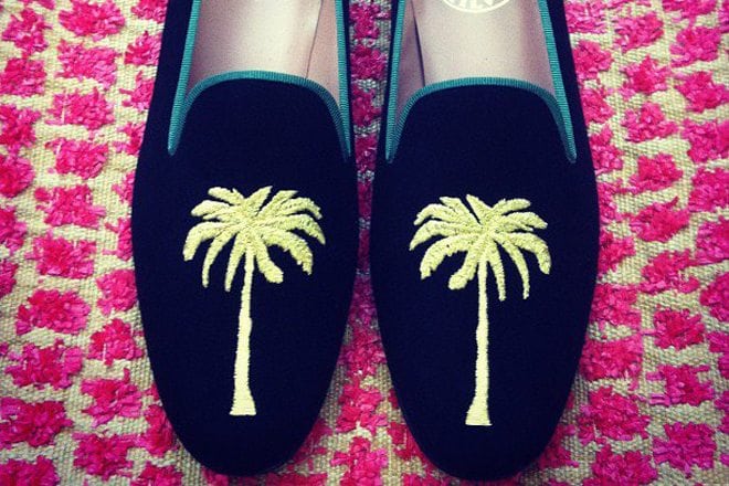 Palm tree loafers by Penelope Chilvers | This Island Life